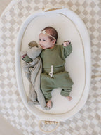 Cozy Bamboo Puppy Lovey Blanket - Baby Security Blanket Dog