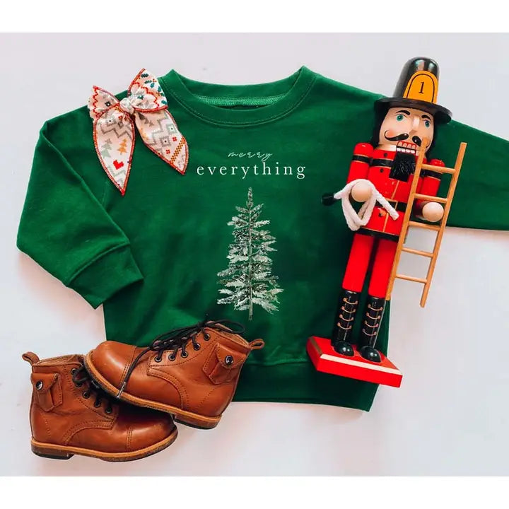 Merry Everything | Kids Christmas Sweatshirt