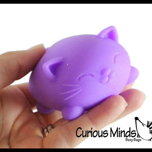 1 Cat Nee Doh Soft Fluff- Filled Squeeze Stress Ball