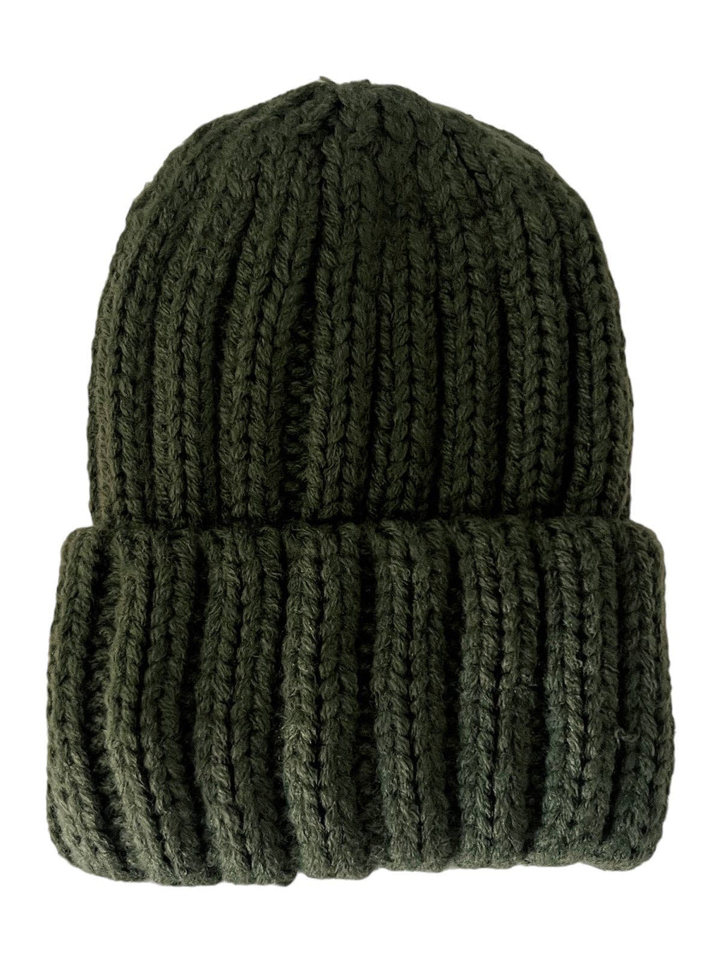 Baby's First Hat, Chunky Knit Forest Green