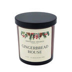 Gingerbread House Christmas Garland Candles - Holiday Decor