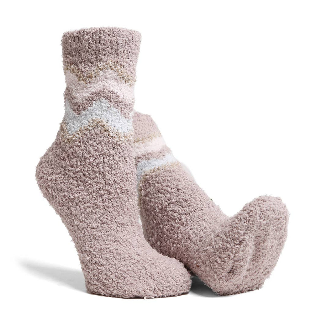 Luxury Soft Retro Stripe Mini Crew Winter Socks