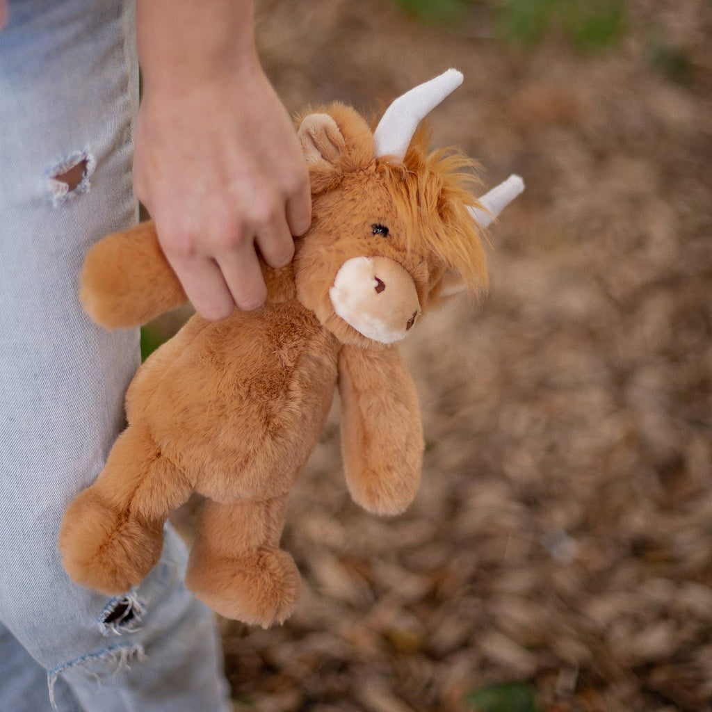 World Softest Plush Lushee 10 inch - Highlandee Cow