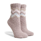 Luxury Soft Retro Stripe Mini Crew Winter Socks