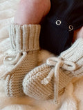 Knit Booties, Cocoa