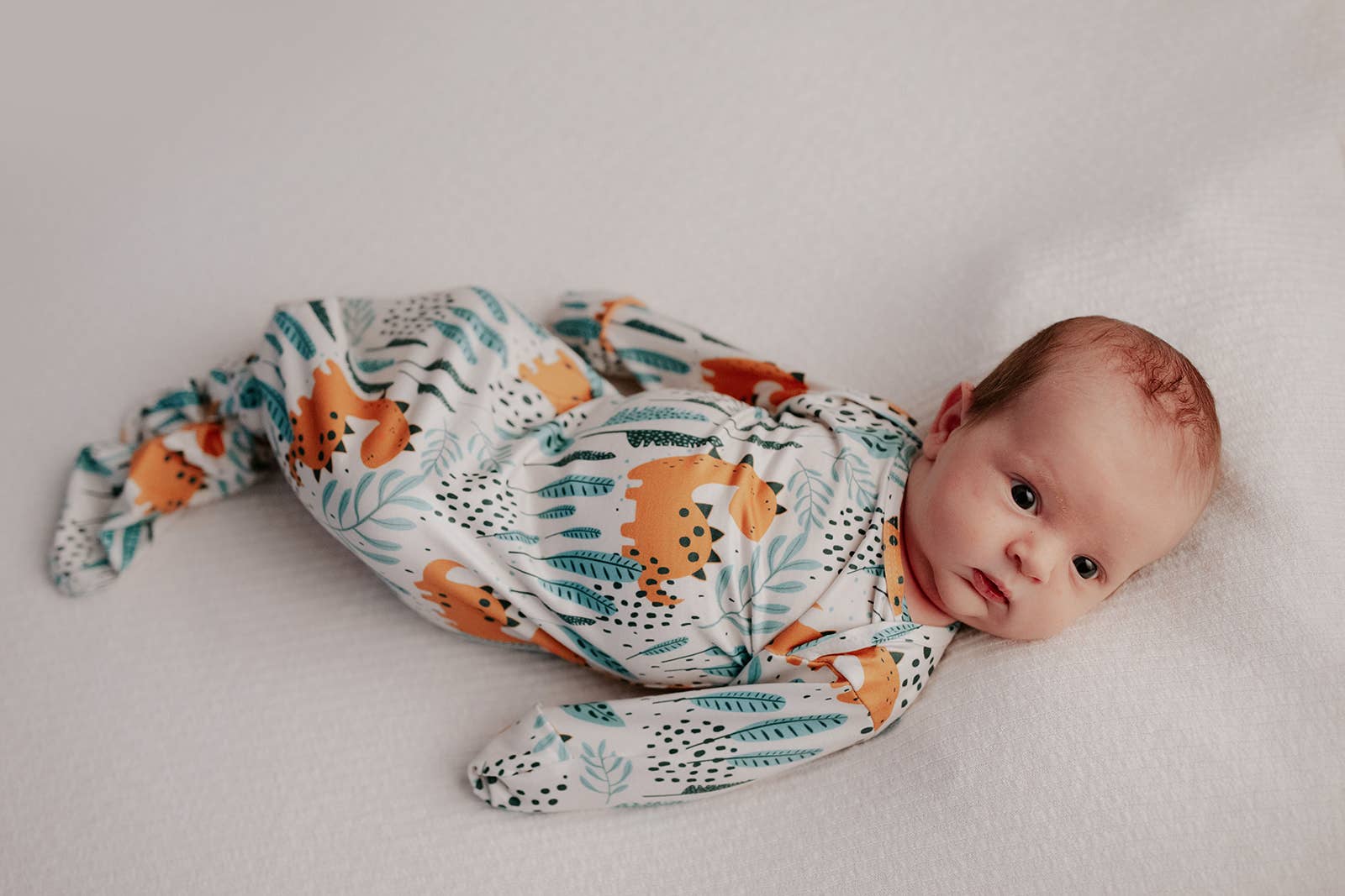 Dinosaur Animal Print Zoo Knotted Gown