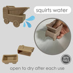 Ali+Oli Squirt Water Bath Toy Set (Construction) Mold Free