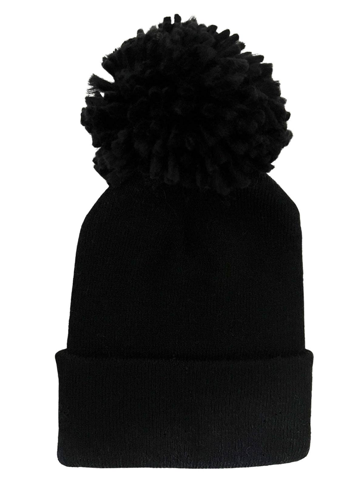 Baby's First Hat, Black Pom