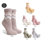 Luxury Soft Retro Stripe Mini Crew Winter Socks