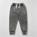 Kapital K Baby Boys Washed Gray Corduroy Joggers