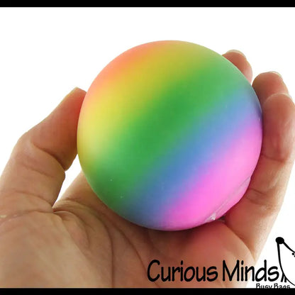 2.5" Rainbow Doh Filled Stress Ball - Glob Balls - S