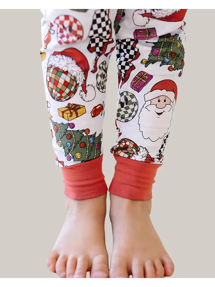 Bamboo Kids' Clothing Two Piece Set | Retro Christmas