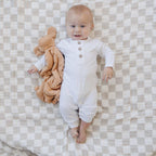 Cozy Bamboo Puppy Lovey Blanket - Baby Security Blanket Dog