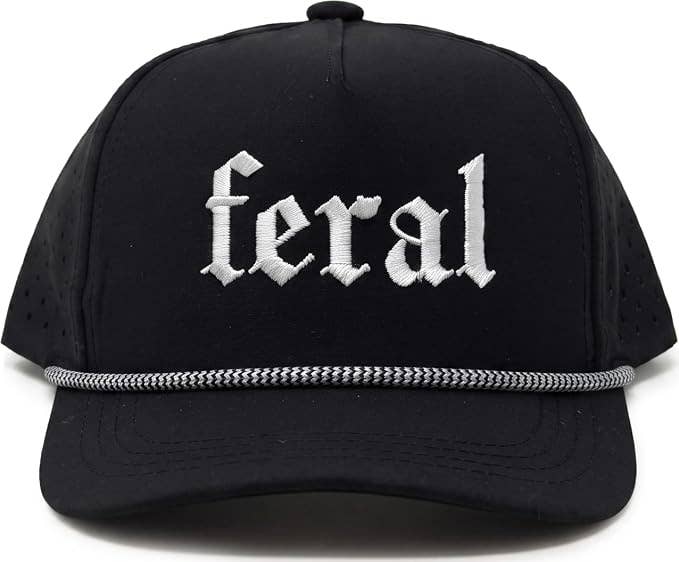 Kid's Golf Hat - Feral - Black