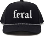 Kid's Golf Hat - Feral - Black