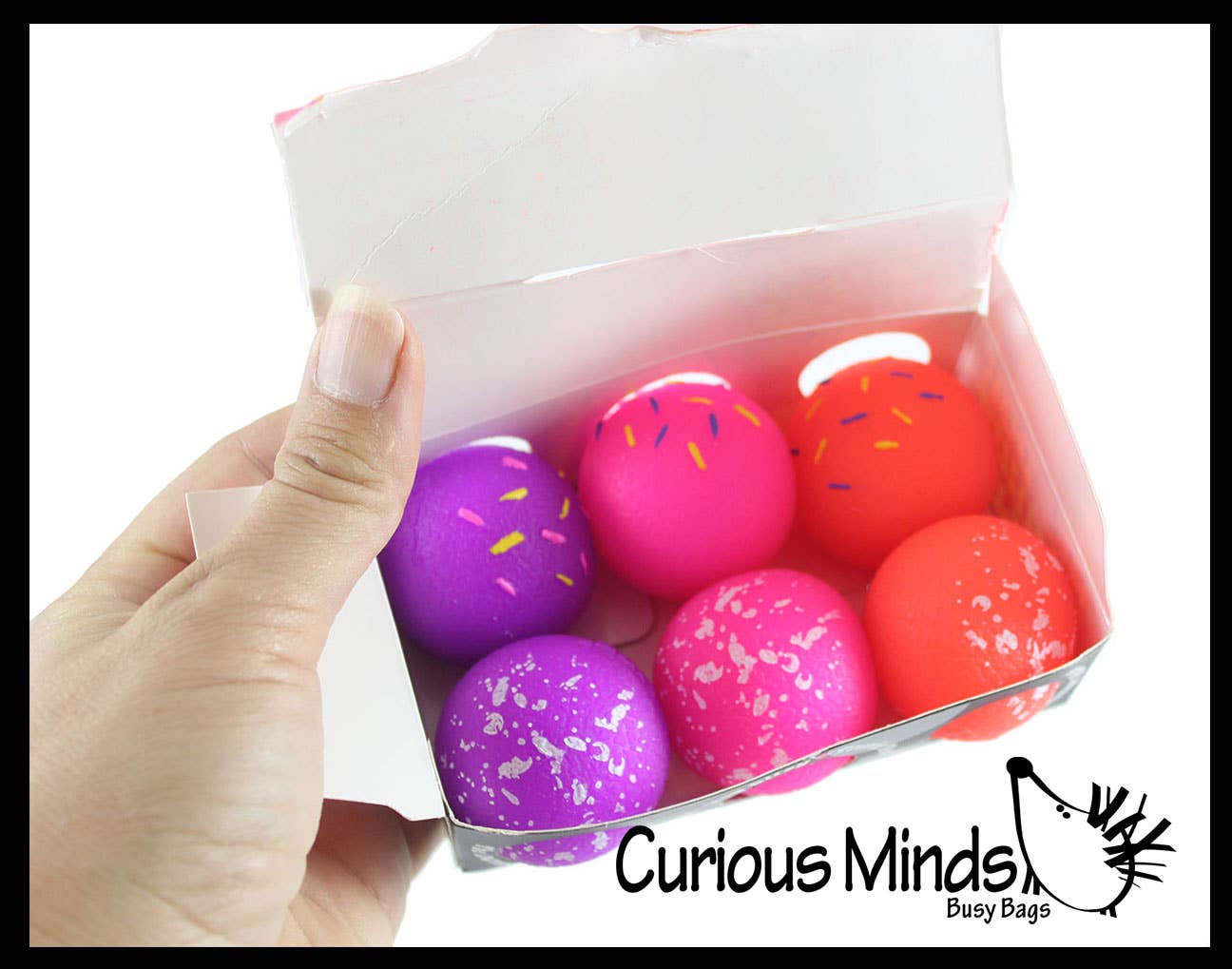 Nee-Doh Donut Holes Teenie Tiny Nee-Doh 6 Pack Soft Doh