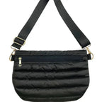 Puffer Messenger Crossbody Shoulder Bag - Black, Gray, or Teal