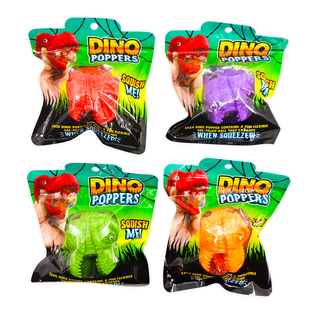 So Much Fun! Squishy Fidget Dino Poppers