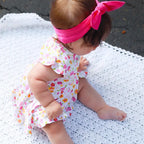 Spring Floral Bamboo Cap Sleeve Dress