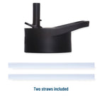 Black and White Checkered 14 oz Steel Water Bottle