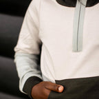 Color Blocked Sweatshirt & Pants Set - Bobcat