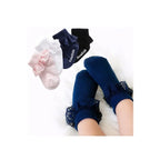 Frill Ankle Socks - Classic White, Pink, and Navy