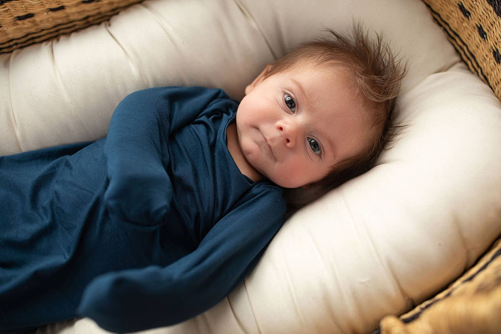 Navy Blue Knotted Gown