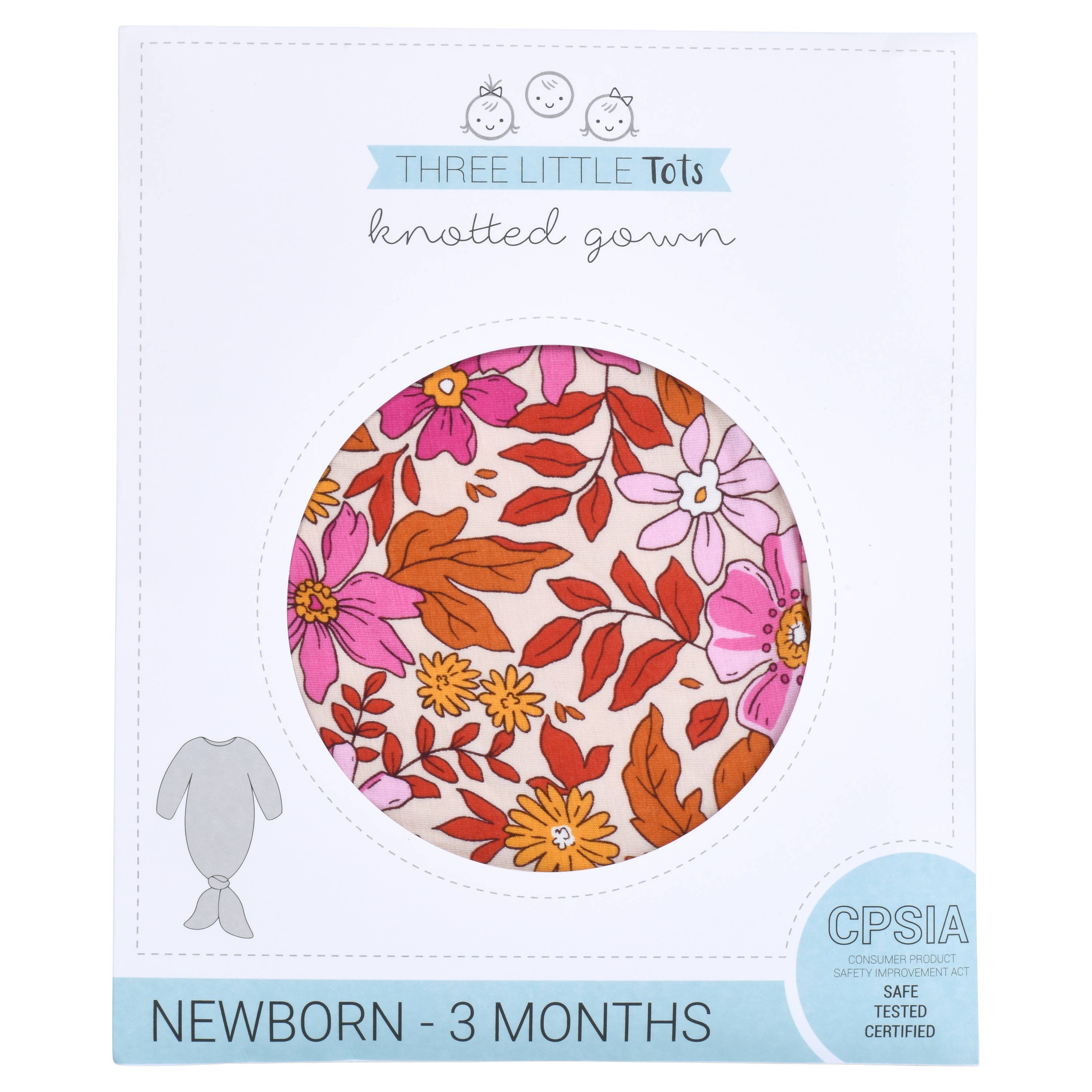 Wild Child Floral Hawaiian Knotted Gown