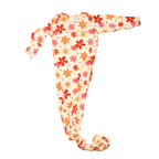 70s Groovy Flower Knotted Newborn Baby Gown