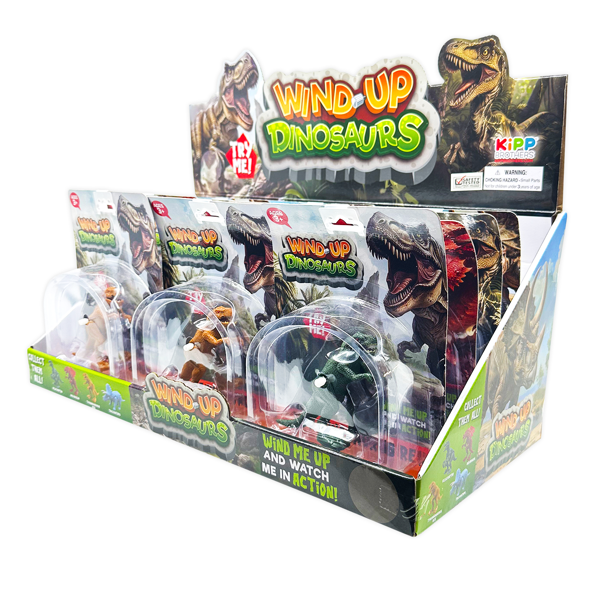 So Much Fun! Wind-Up Action Dinosaur Toy