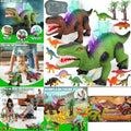 16PC Oversize Dinosaur PlaySet - Model#: CWEL - Moving Dino