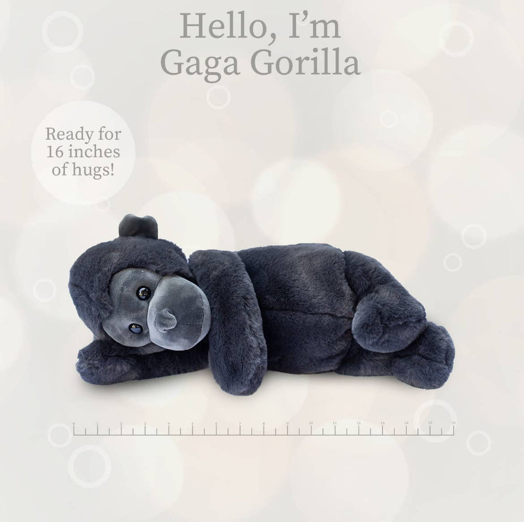 World's Softest 16-inch Gaga Gorilla Plush Toy for Kids