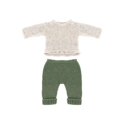 Knitted Doll Outfit 12⅝" Inch - Sweater & Trousers
