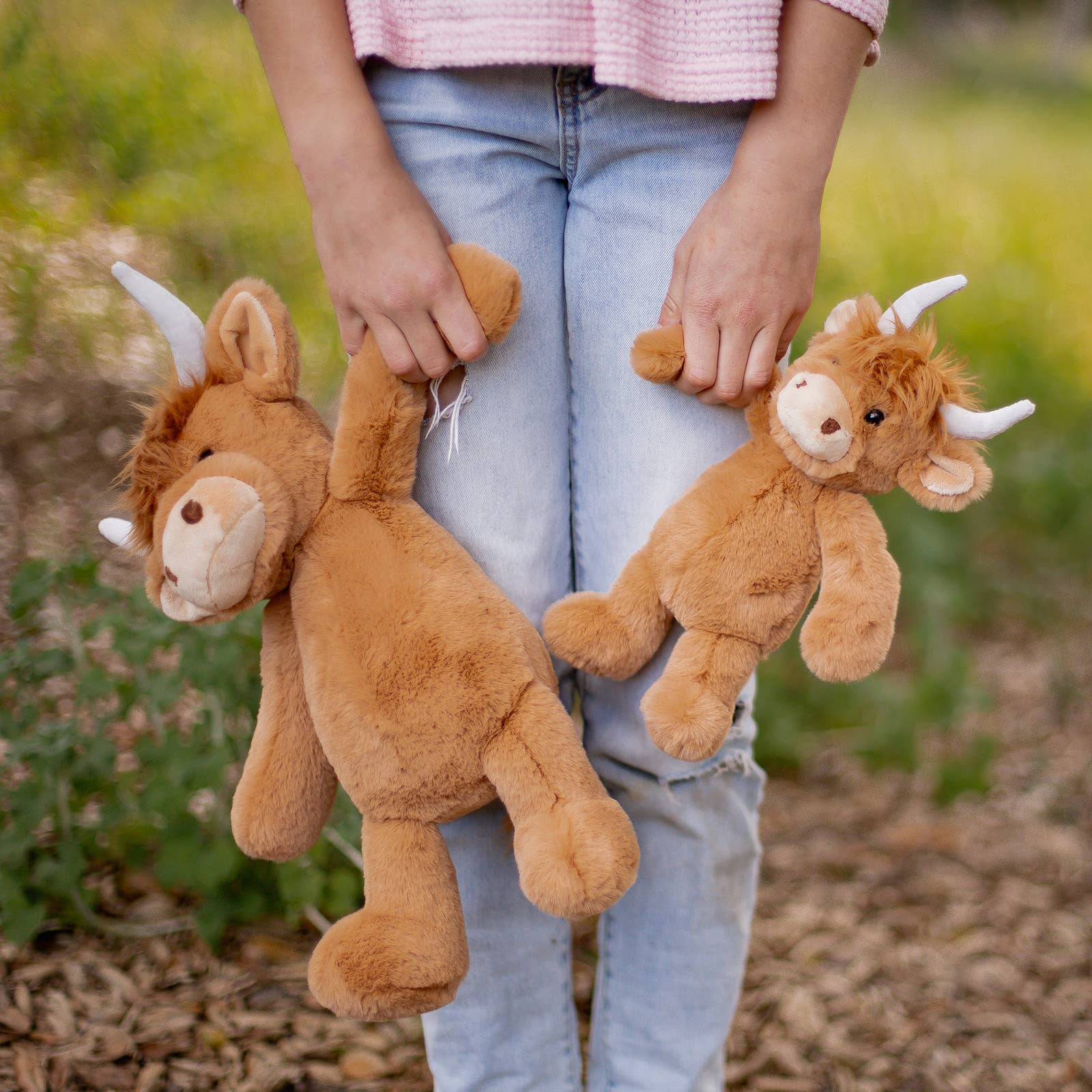World Softest Plush Lushee 10 inch - Highlandee Cow