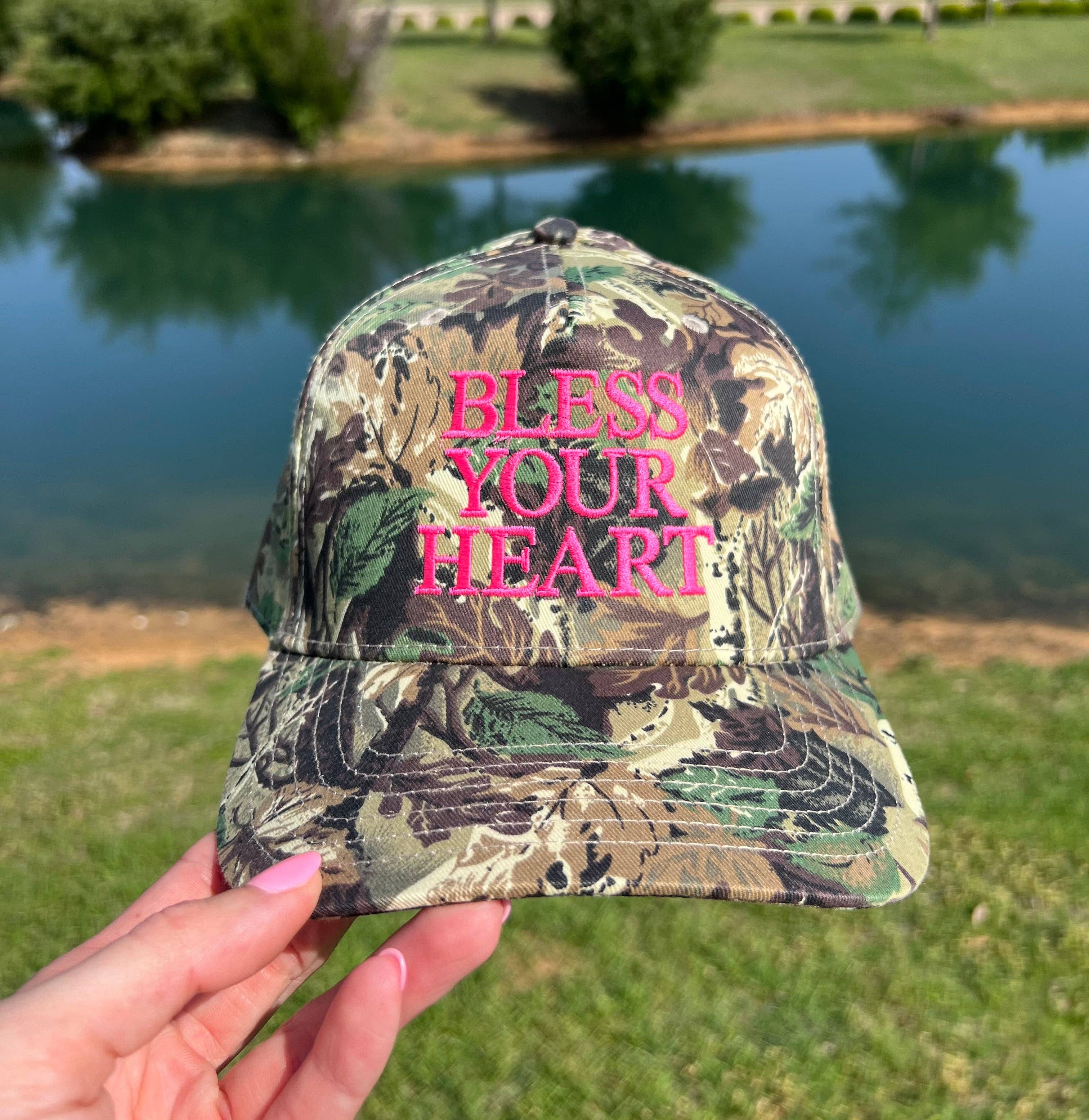 Bless Your Heart - Camo Hat
