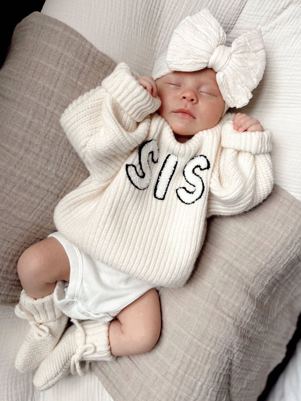 Sis Knit Sweater, Ivory