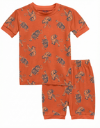 Wild Tiger Bamboo Boys Girls Infants Short Sleeve PJs