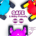 Tub Works® Monster Trucks™ Light Up Bath Toys, 3 Pack, Crab, Ray & Octopus