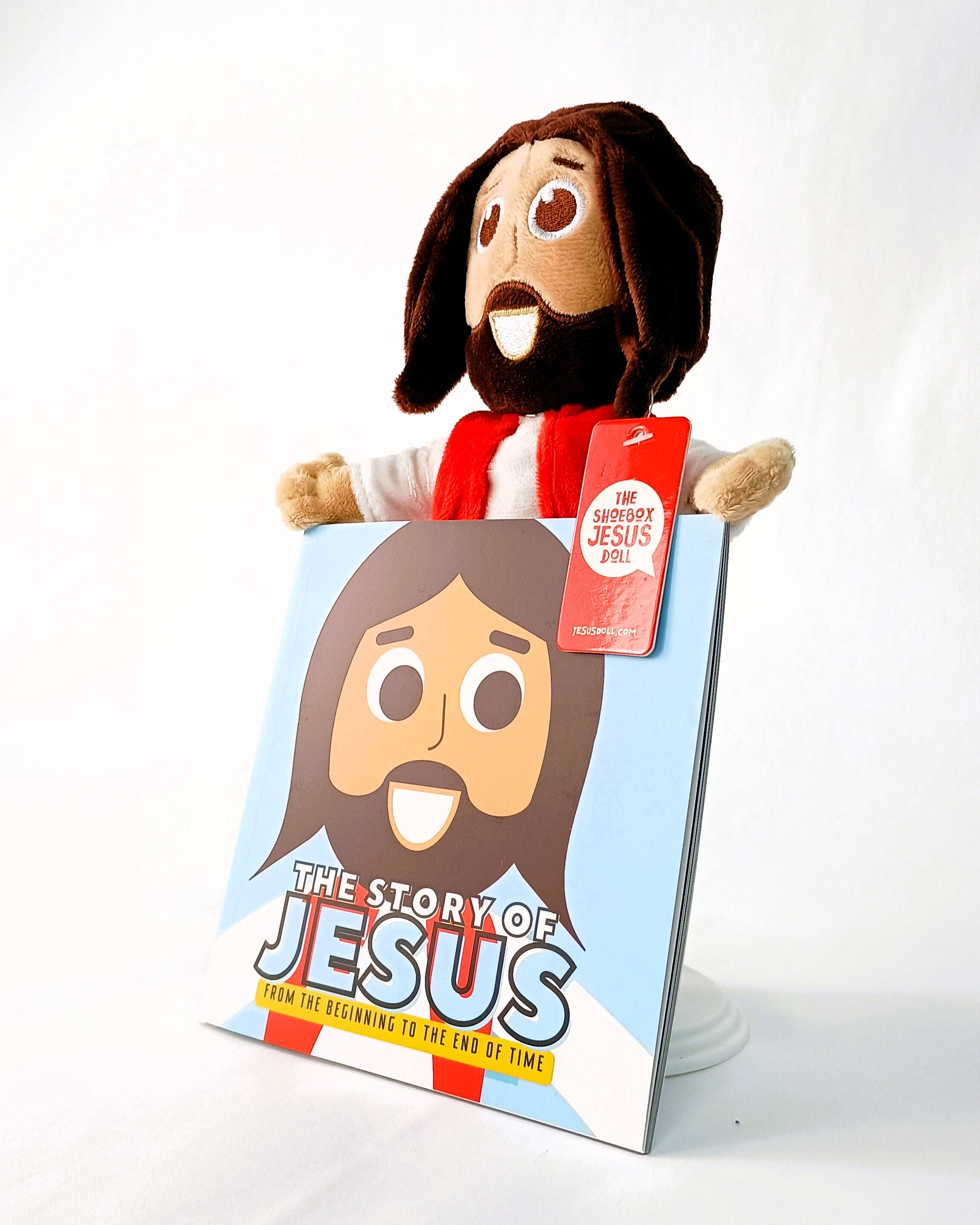Jesus Doll & Book Bundle - Plush Doll + Story of Jesus Book