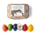 Beeswax Crayons - Dinosaur Eggs - 6 Easter Friendly Colors