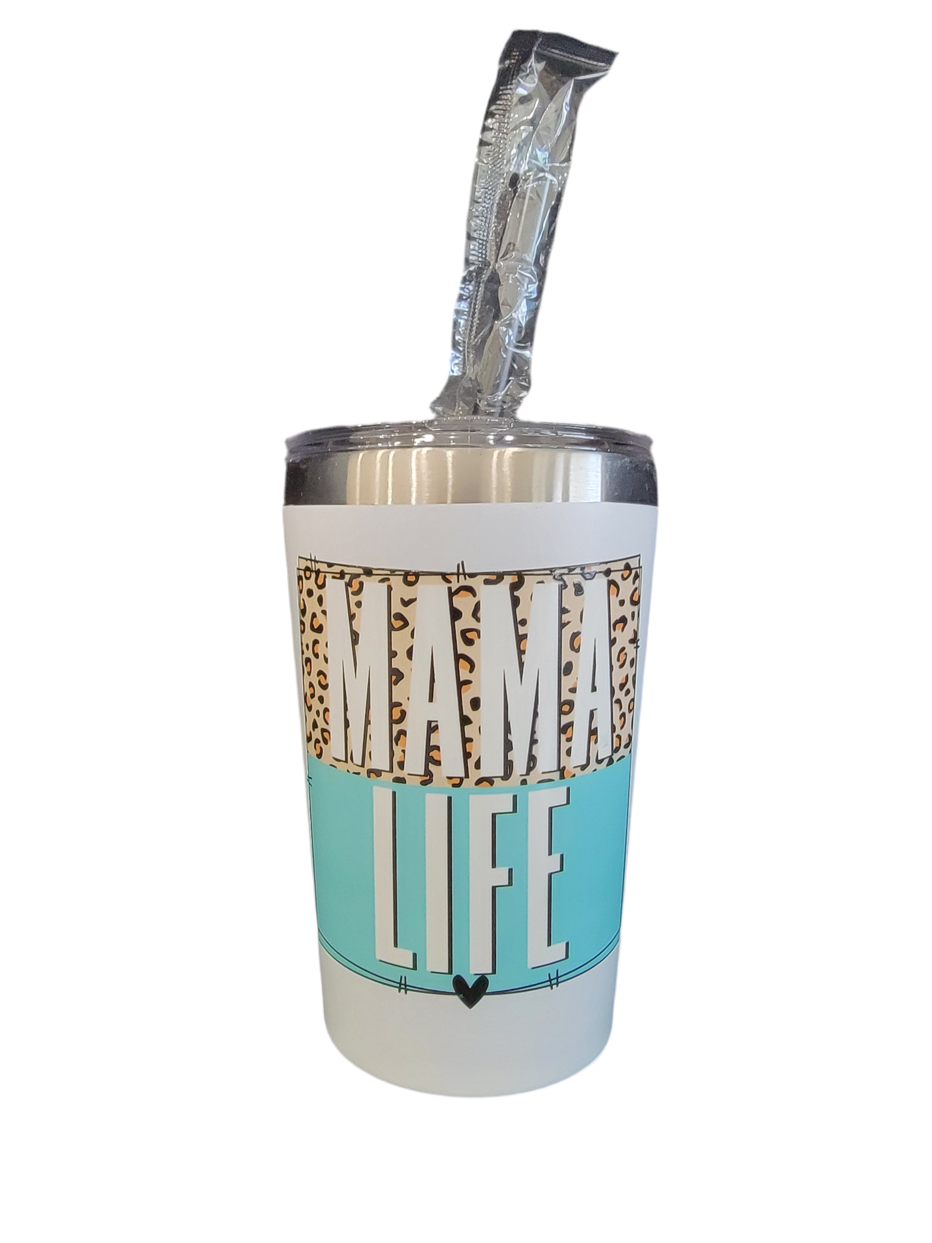 Mama Life Insulated cup w/straw
