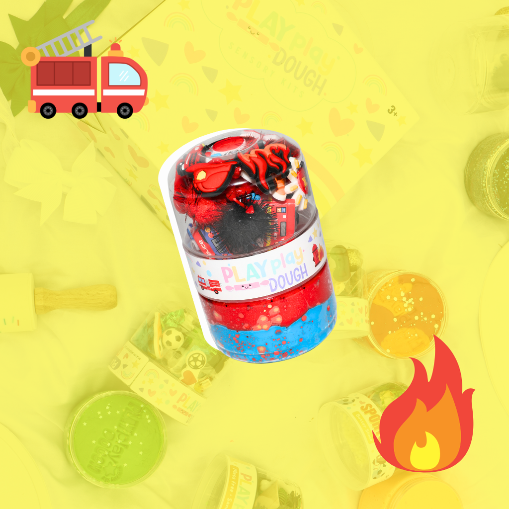 Fire Tuck Play Dough