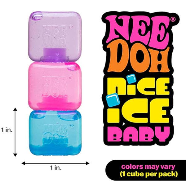 Nee Doh Nice Ice Baby Mini 1" Squishy Fidget Stress Ball (1pc) Assorted Colors