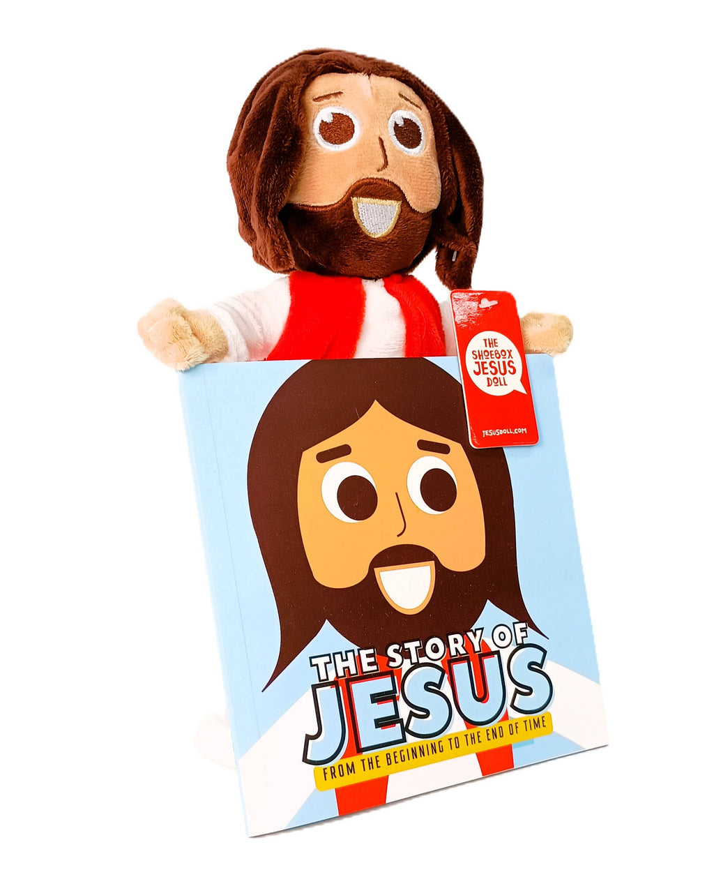 Jesus Doll & Book Bundle - Plush Doll + Story of Jesus Book