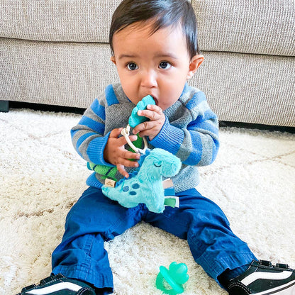 Itzy Pal™ Plush + Teether -  Strawberry