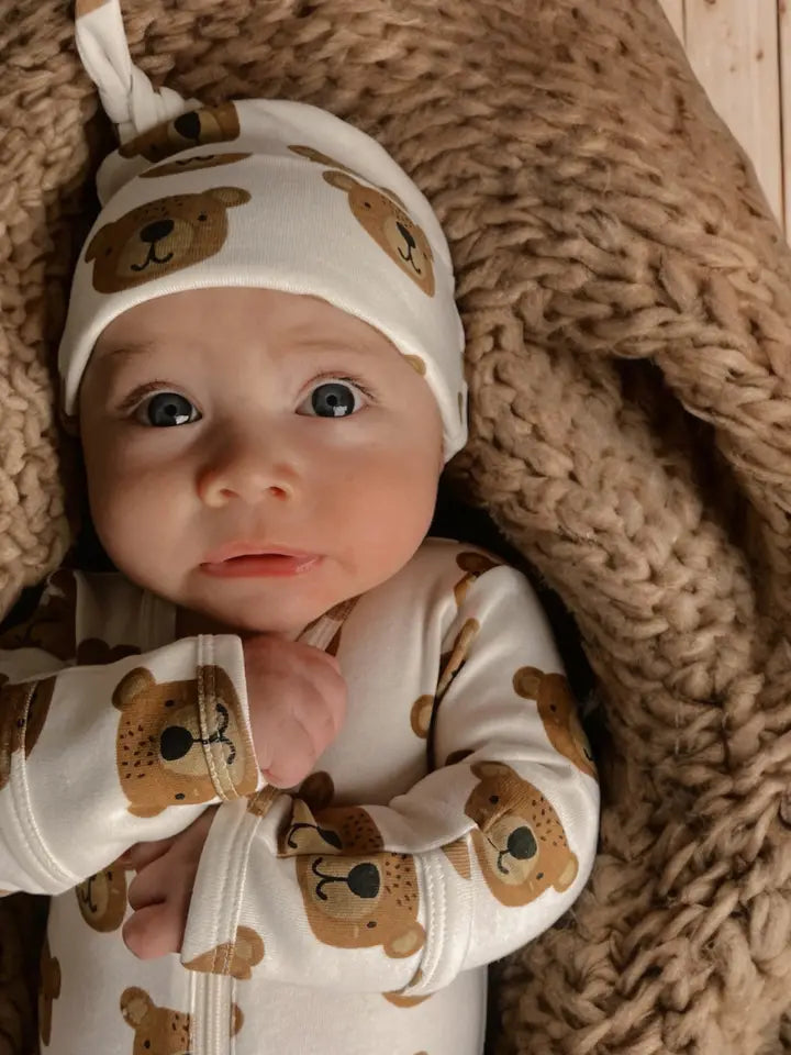Baby Bear Organic Beanie