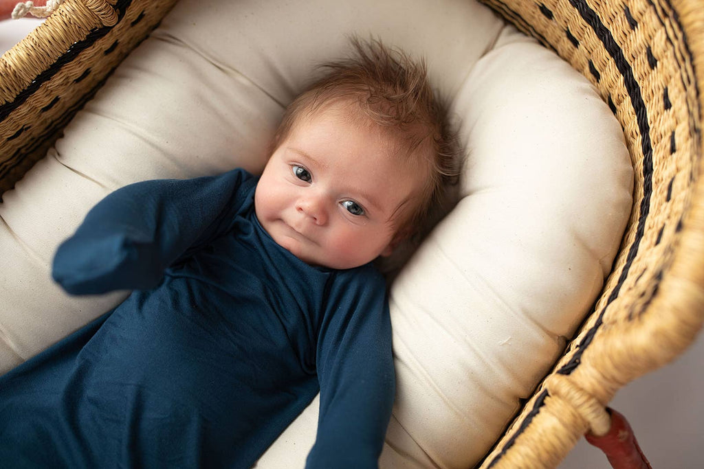 Navy Blue Knotted Gown