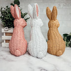 Bunny Decoration, Farmhouse Easter Rabbit Home Decor Statues
