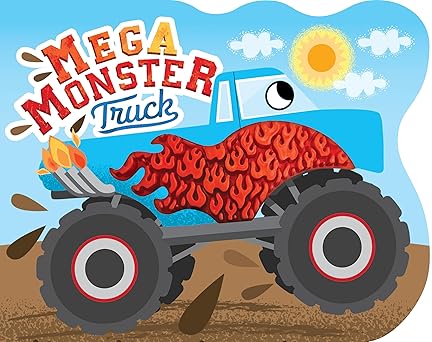 Mega Monster Truck Touch and Feel Book