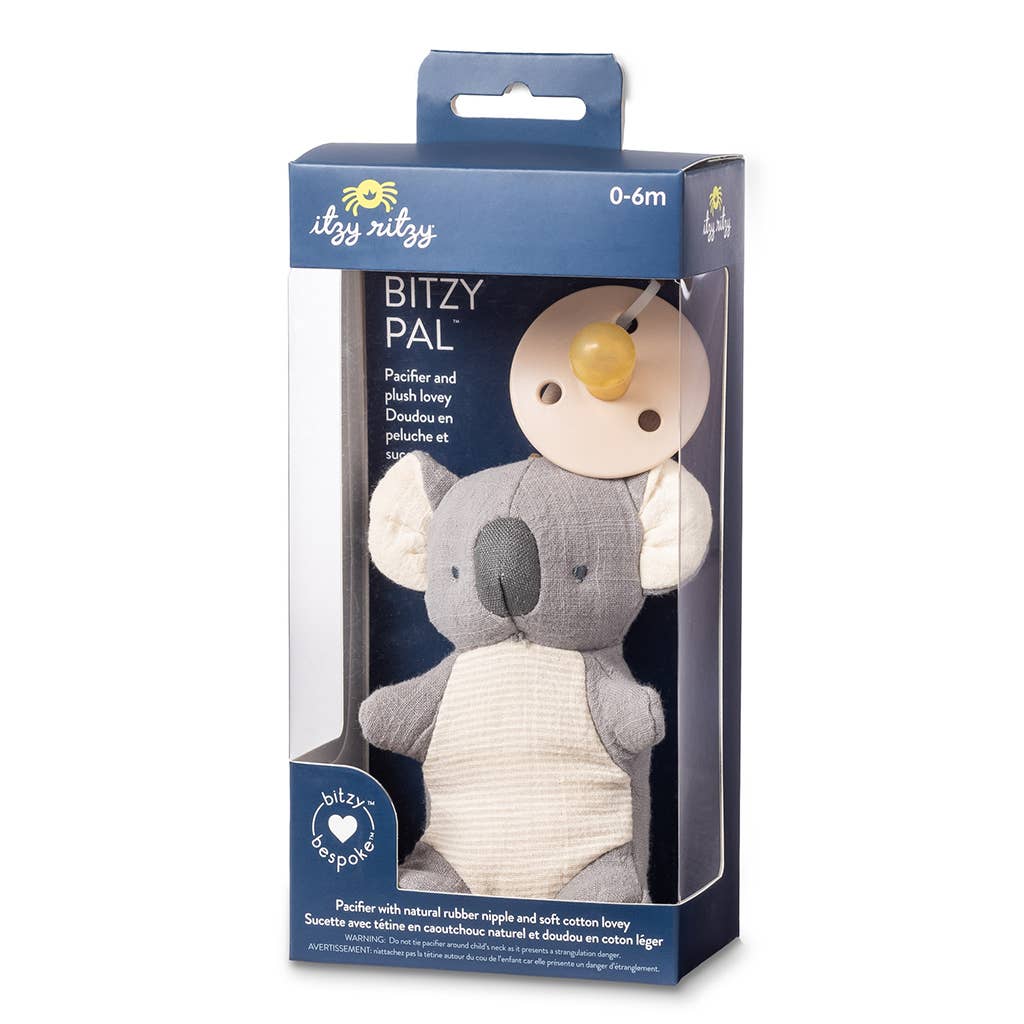 *NEW OPTIONS* Bitzy Pal Natural Rubber Pacifier & Plush